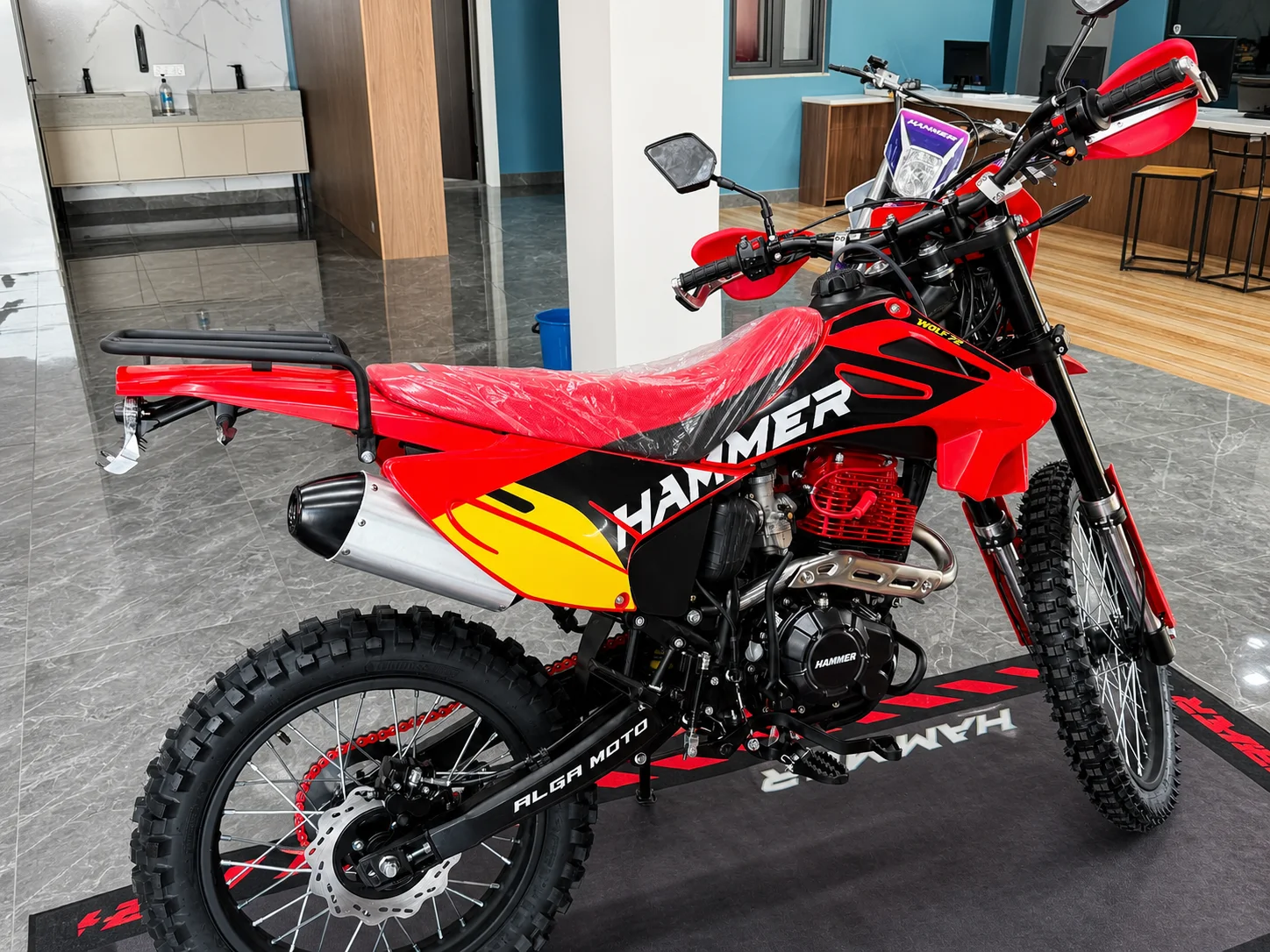 Мотоцикл Эндуро Hammer Wolf 72 (300cс) - миниатюра 2