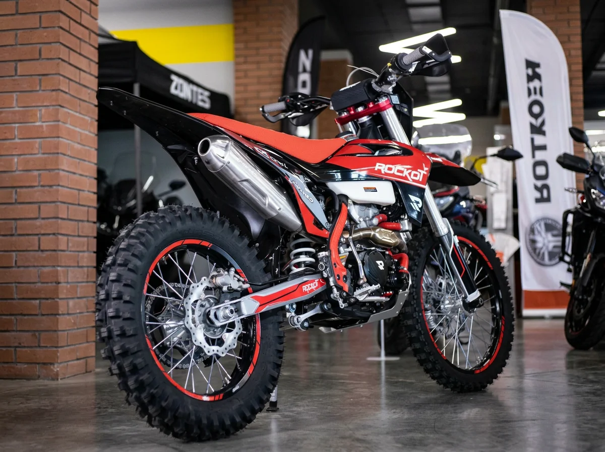 Мотоцикл Rockot GS1-L Hotred - миниатюра 3