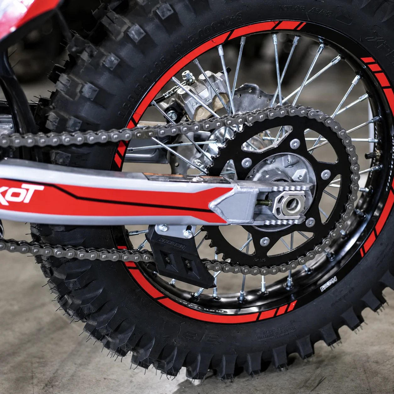 Мотоцикл Rockot GS1-L Hotred - миниатюра 5