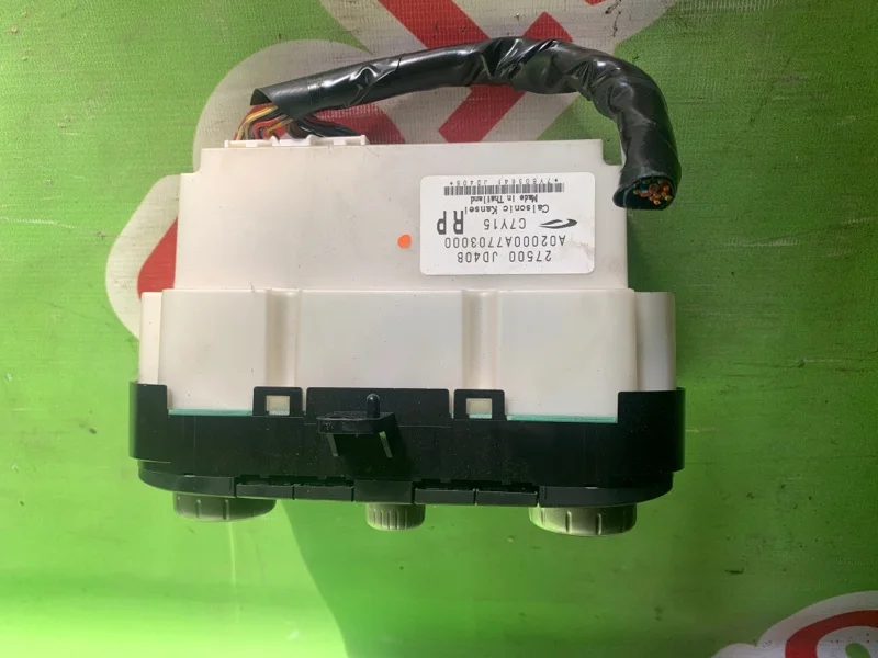Блок управления климатической установкой Nissan Qashqai 2008 - миниатюра 2