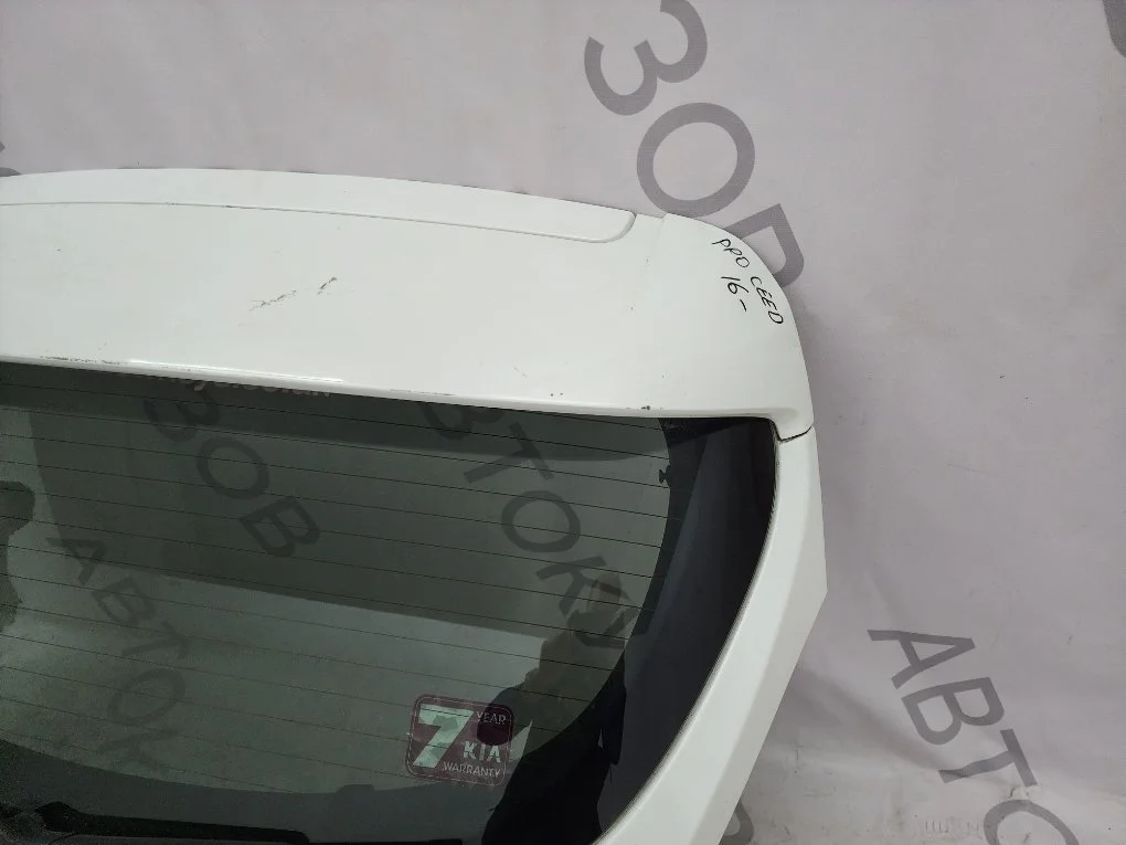 Крышка/дверь багажника Kia Pro Ceed 3d 2012-2018 - миниатюра 6