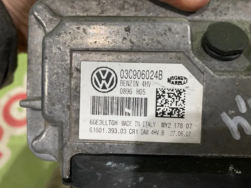Блок управления двигателем Skoda Fabia 2007-2015 - миниатюра 3