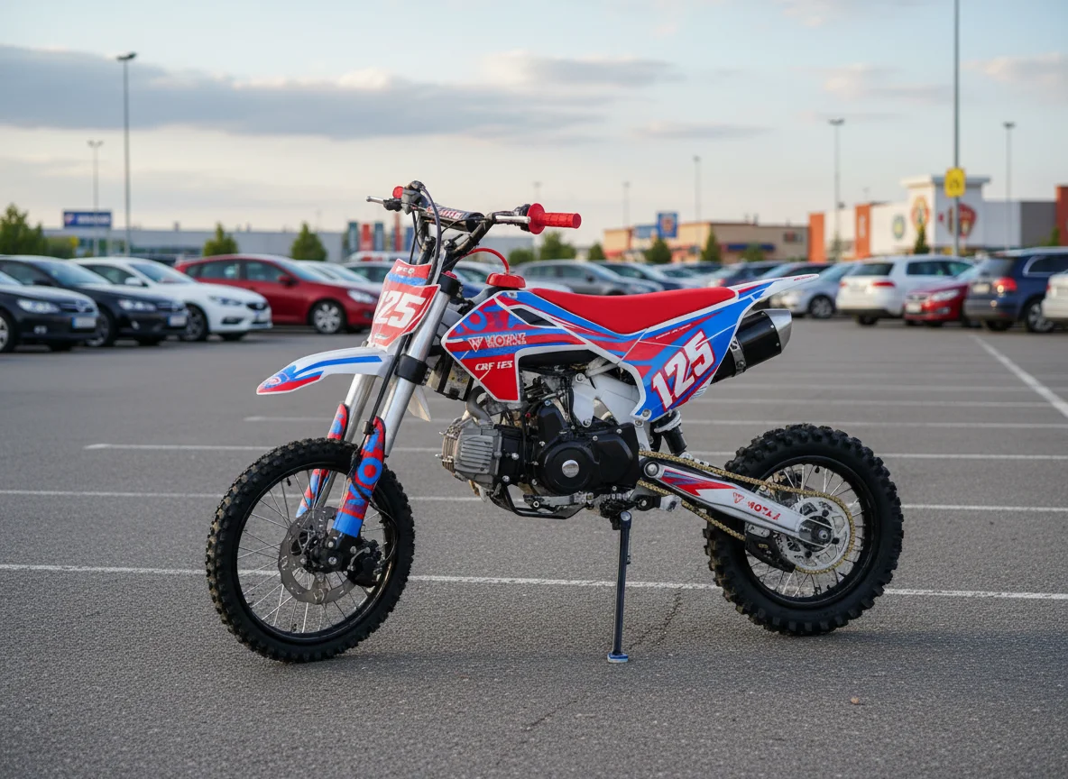 Мотоцикл питбайк Motax CRF 125 - миниатюра 3