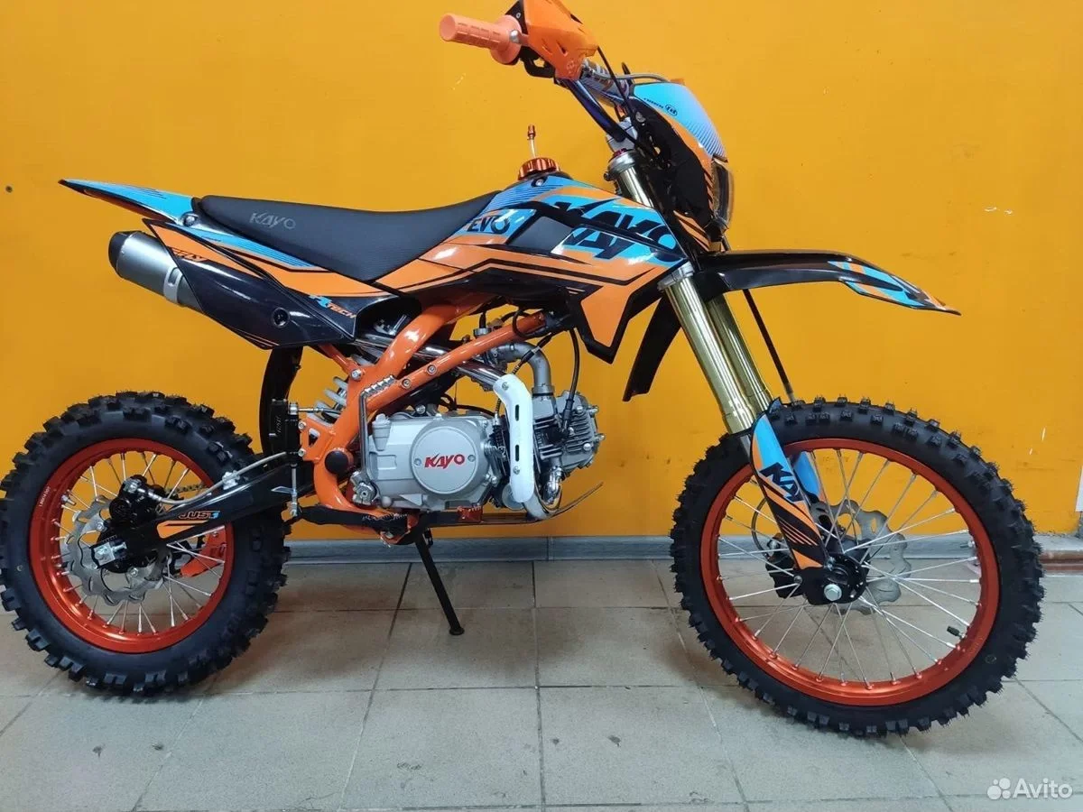 Мотоцикл питбайк Kayo Evolution K125EM 17/14 KRZ - изображение 1