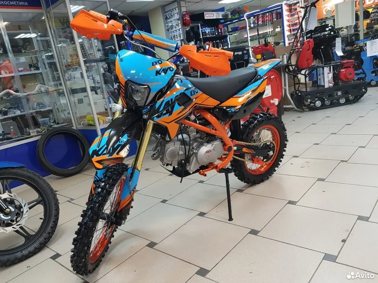 Мотоцикл питбайк Kayo Evolution YX140EM - изображение 1