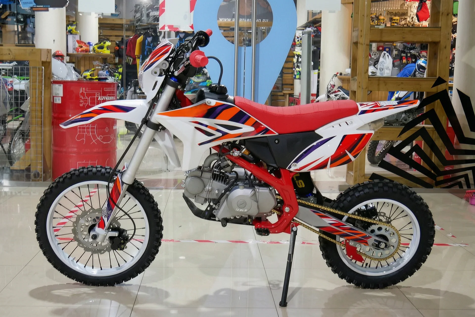 Мотоцикл питбайк BRZ X3 125cc - миниатюра 2