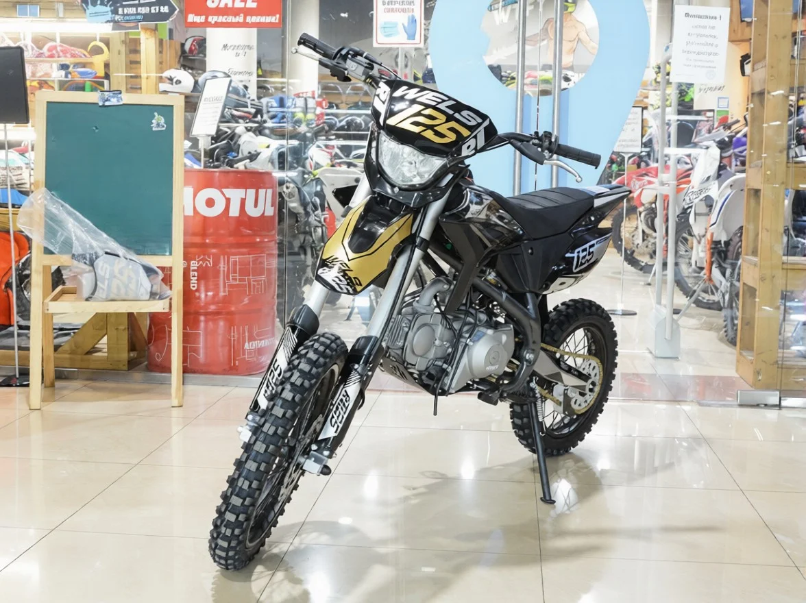 Мотоцикл питбайк Wels RT 125 17/14 П\А - изображение 1