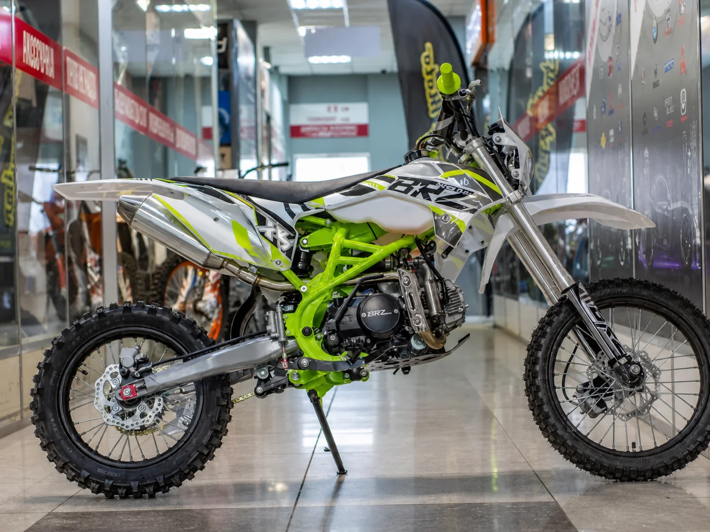 Мотоцикл питбайк BRZ X4 125cc - миниатюра 3