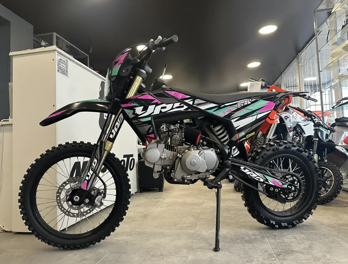 Мотоцикл питбайк YPS Open F125cc 17\14 - миниатюра 3