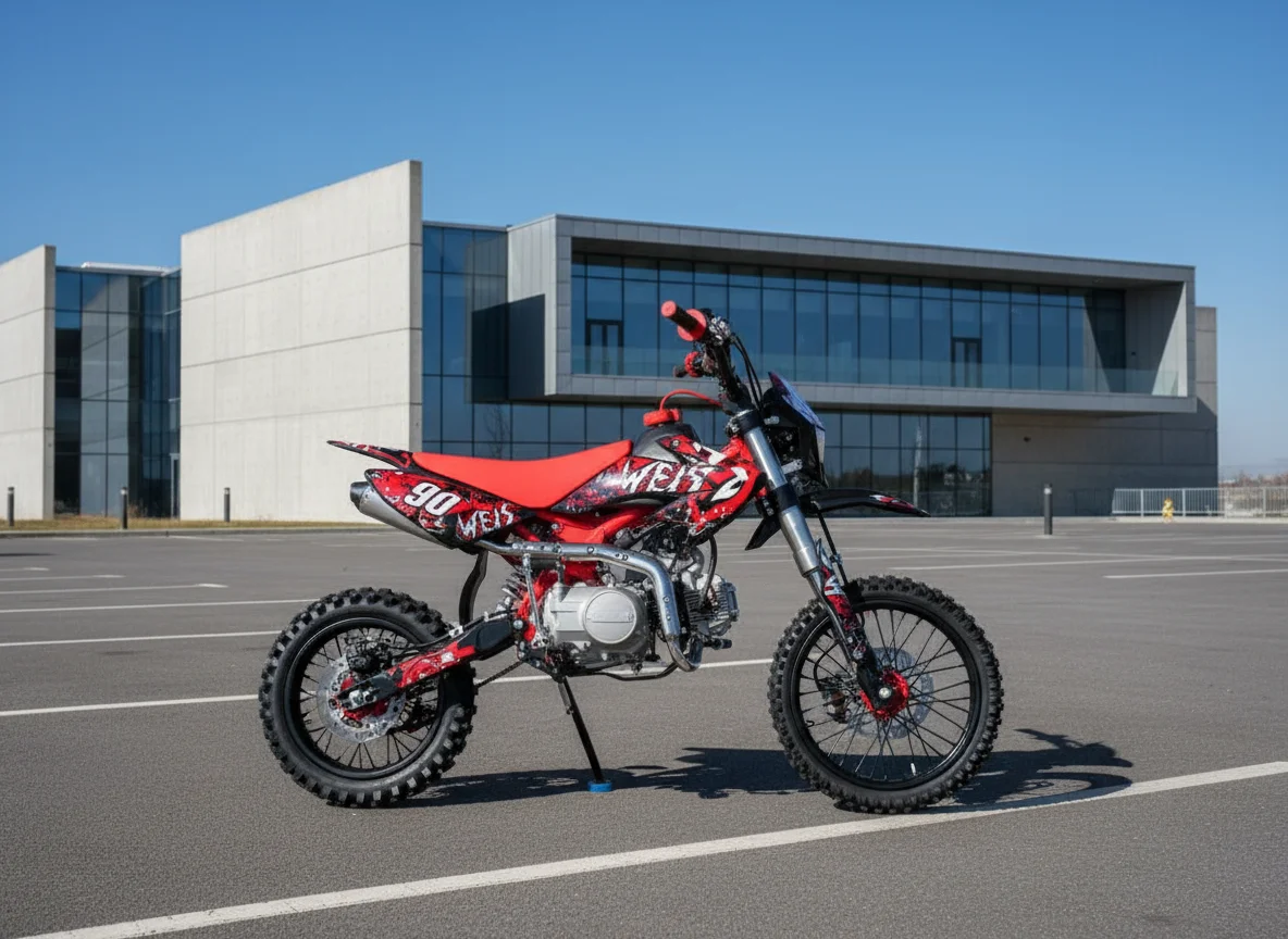 Мотоцикл питбайк Wels CRF 110 14/12 - миниатюра 2