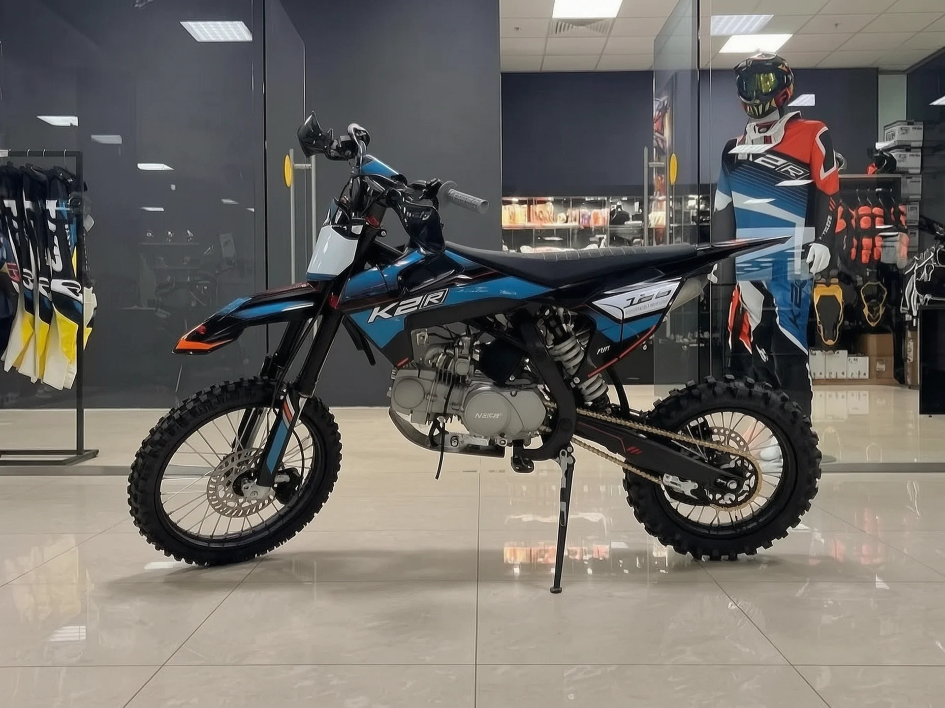 Мотоцикл питбайк K2R PF 125 - миниатюра 3