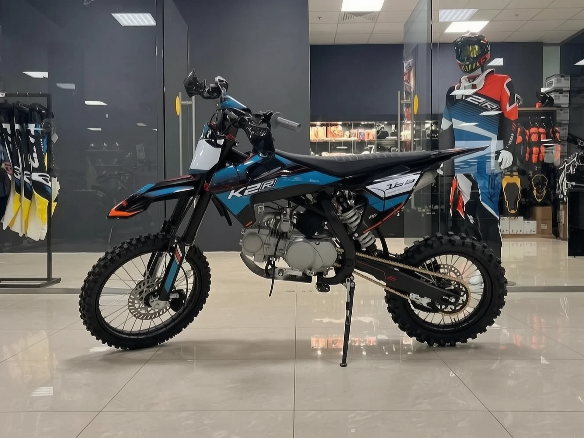Мотоцикл питбайк K2R PF 125 - миниатюра 4