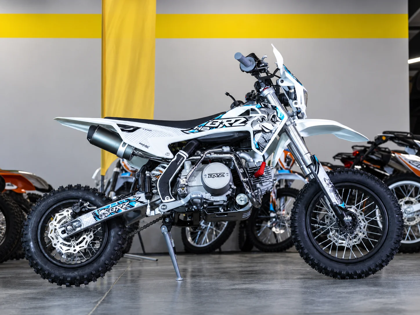 Мотоцикл питбайк BRZ H2 YX110 12/10 - миниатюра 2