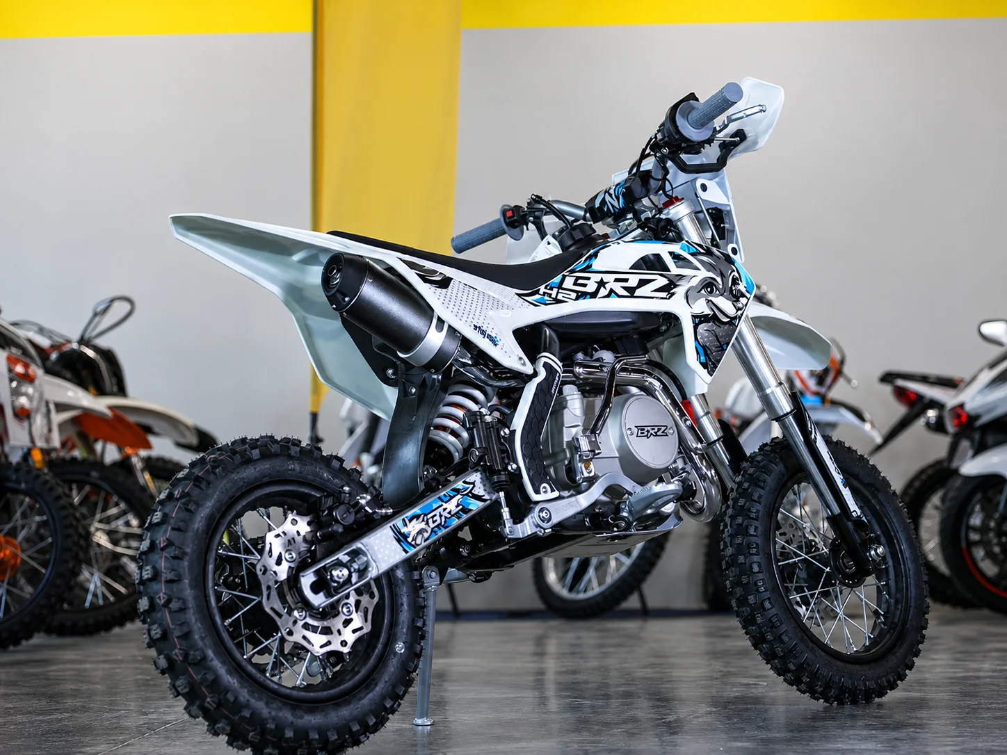 Мотоцикл питбайк BRZ H2 YX110 12/10 - миниатюра 3