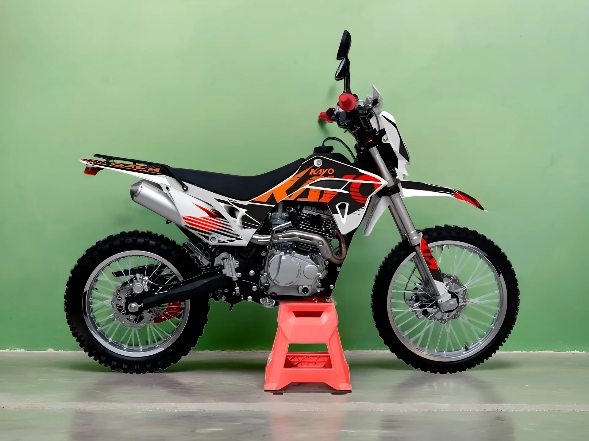 Мотоцикл питбайк Kayo K1-J 150 MX - миниатюра 3