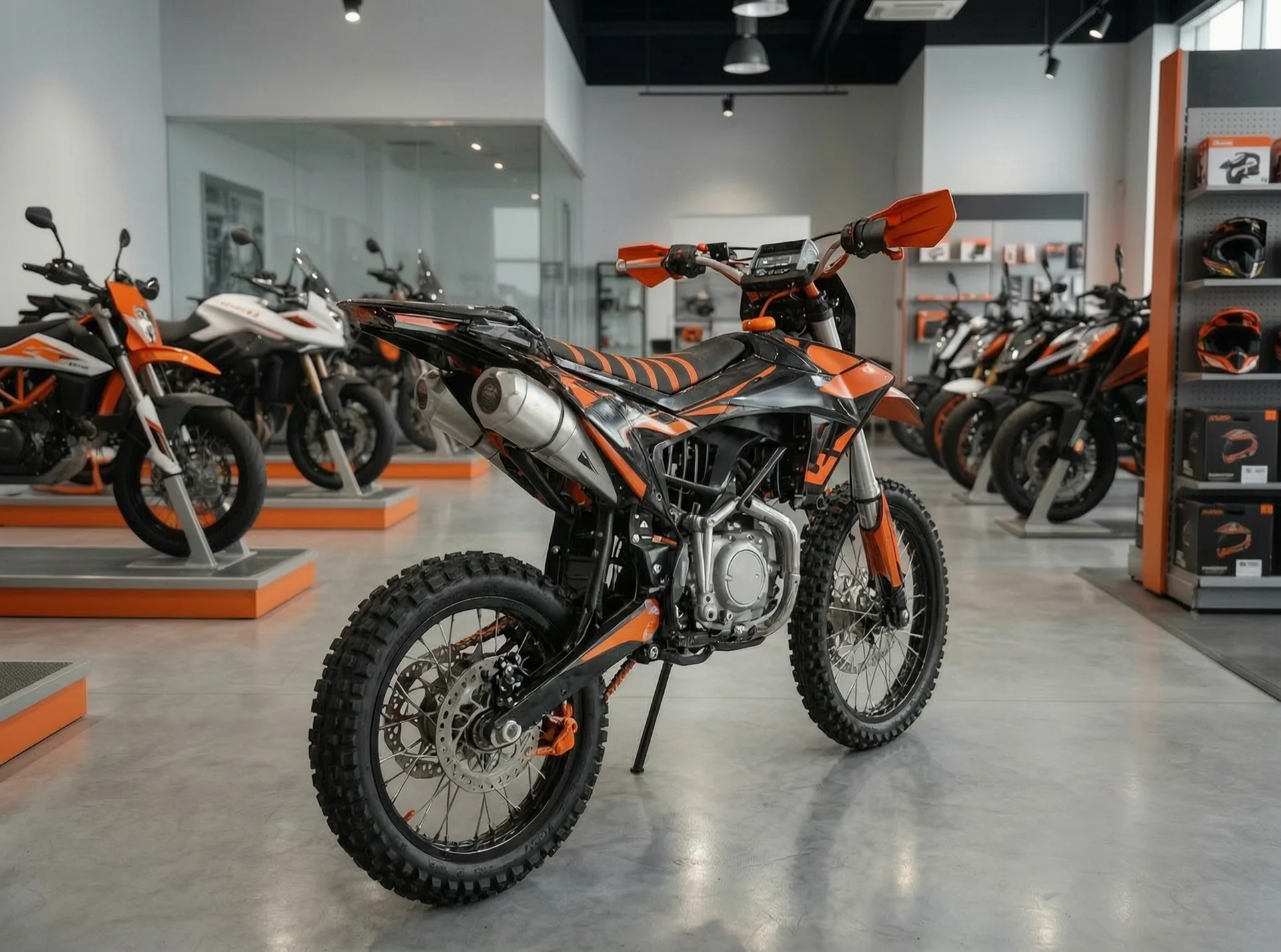 Мотоцикл питбайк Racer RX140E - миниатюра 4
