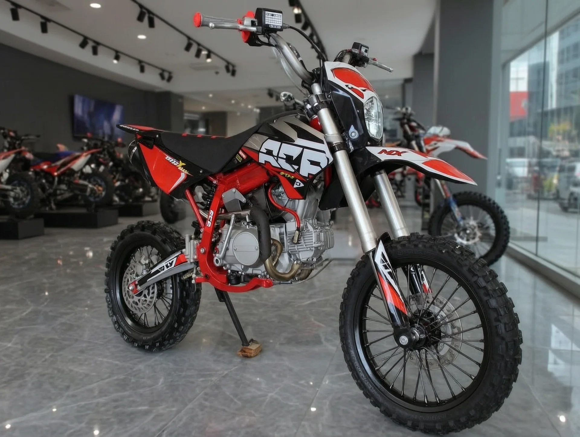 Мотоцикл питбайк Racer MX140E - изображение 1