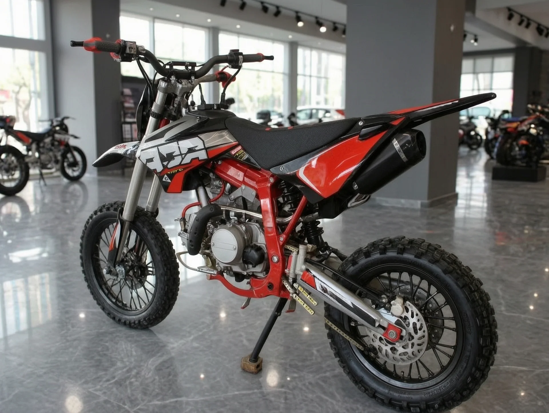 Мотоцикл питбайк Racer MX140E - миниатюра 3