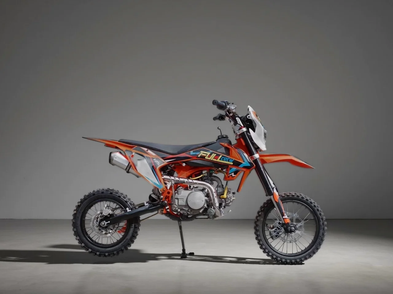 Мотоцикл питбайк Full Crew FC125e 14/12 Оранжевый - миниатюра 2
