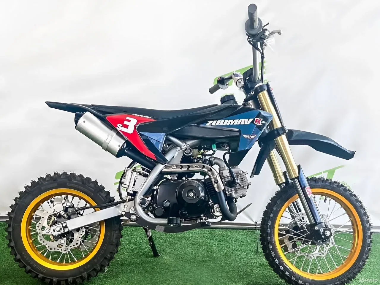 Мотоцикл питбайк Zuumav FX S3 110cc 14/12 - изображение 1