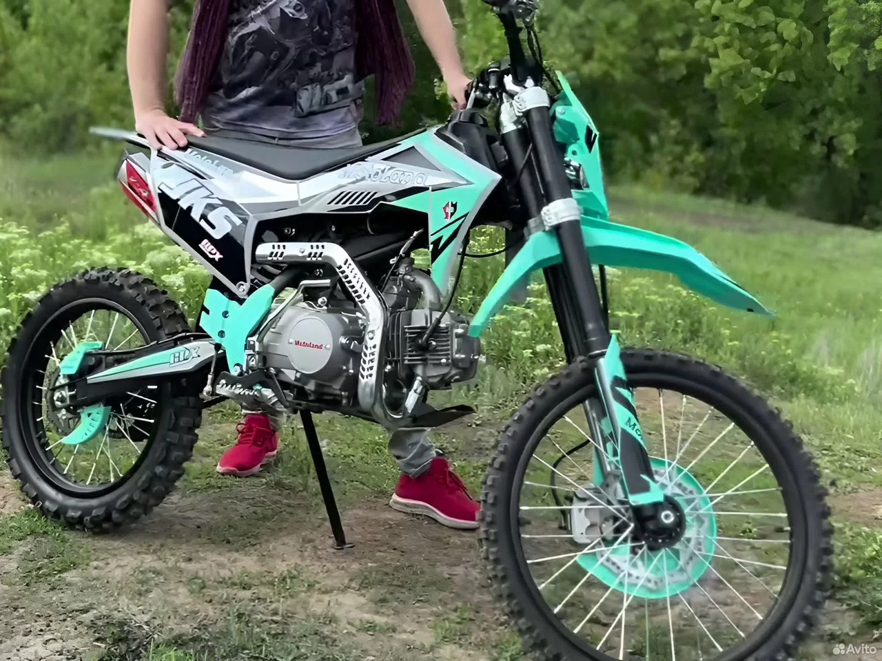 Мотоцикл питбайк Motoland JKS125E - изображение 1