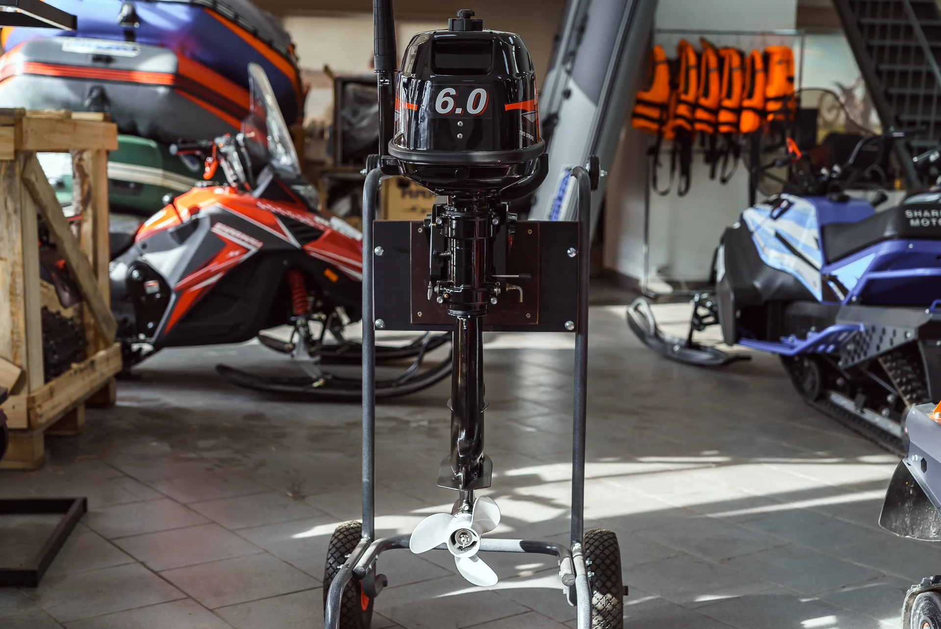 Лодочный мотор Hangkai T 6 HP - миниатюра 2