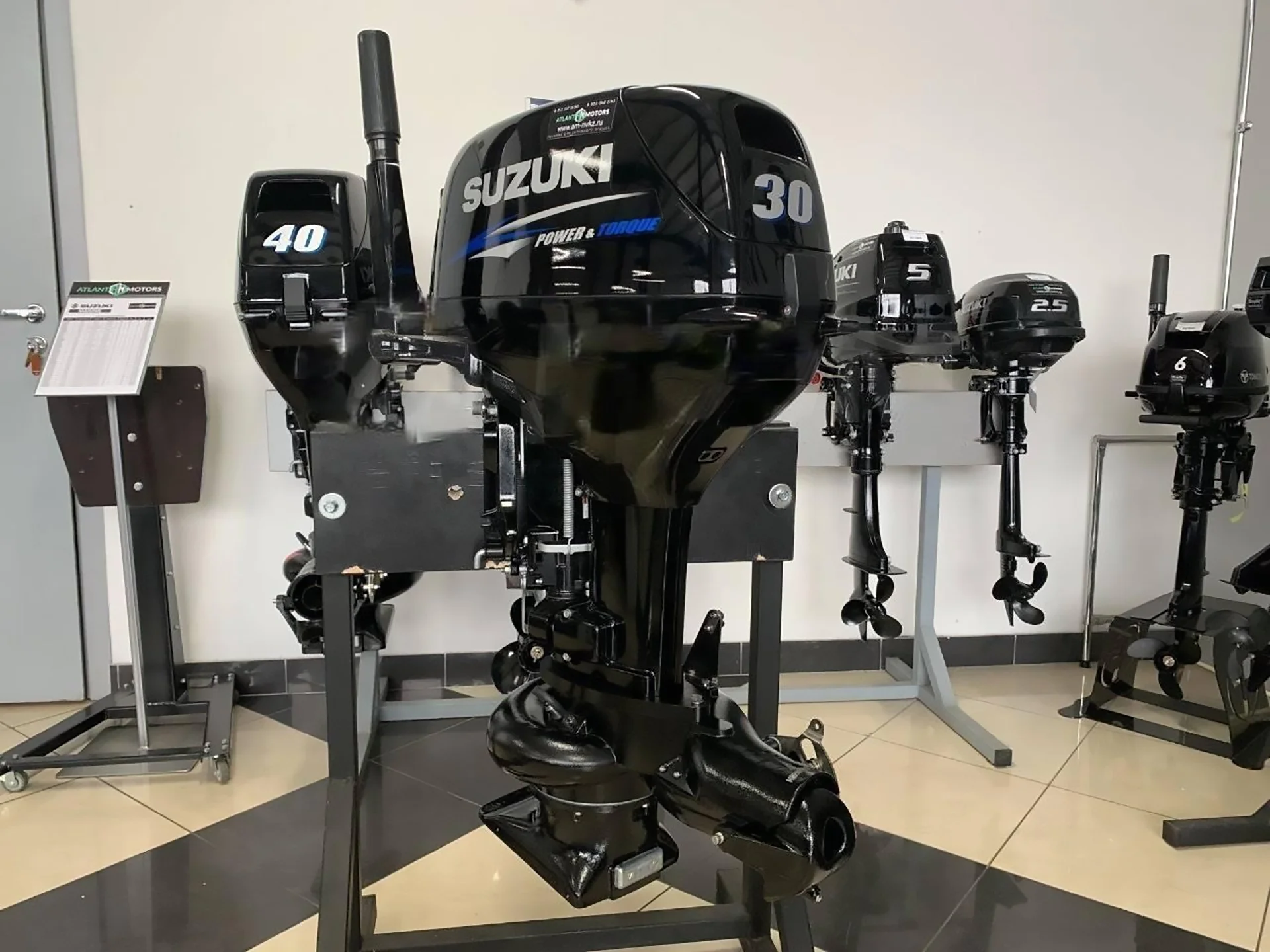 Лодочный мотор Suzuki DT30S Jet Marine Rocket