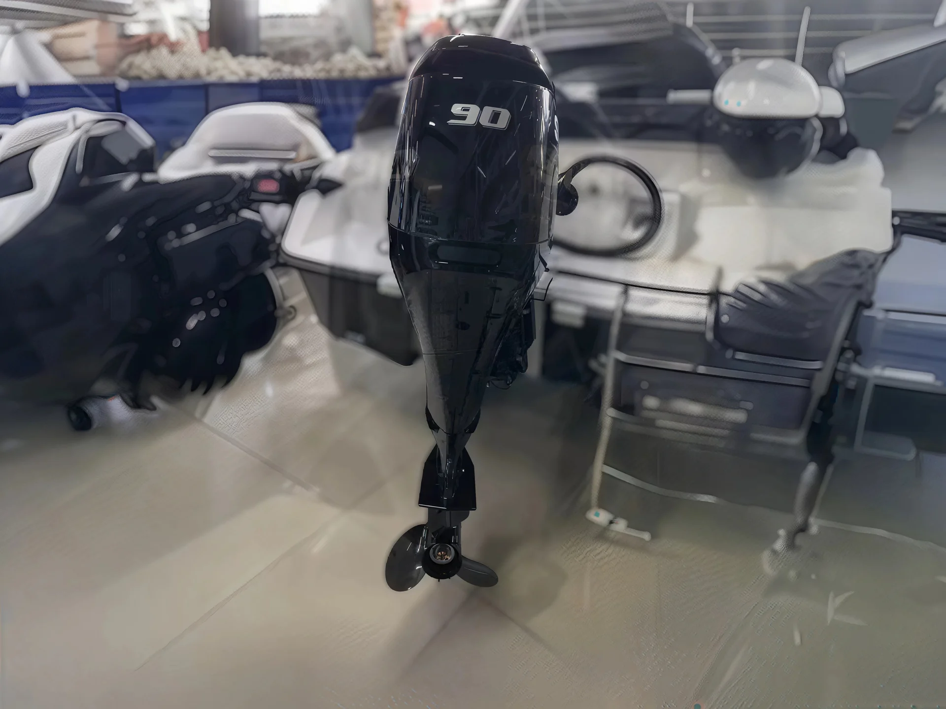 Лодочный мотор Suzuki DF90ATL - миниатюра 4