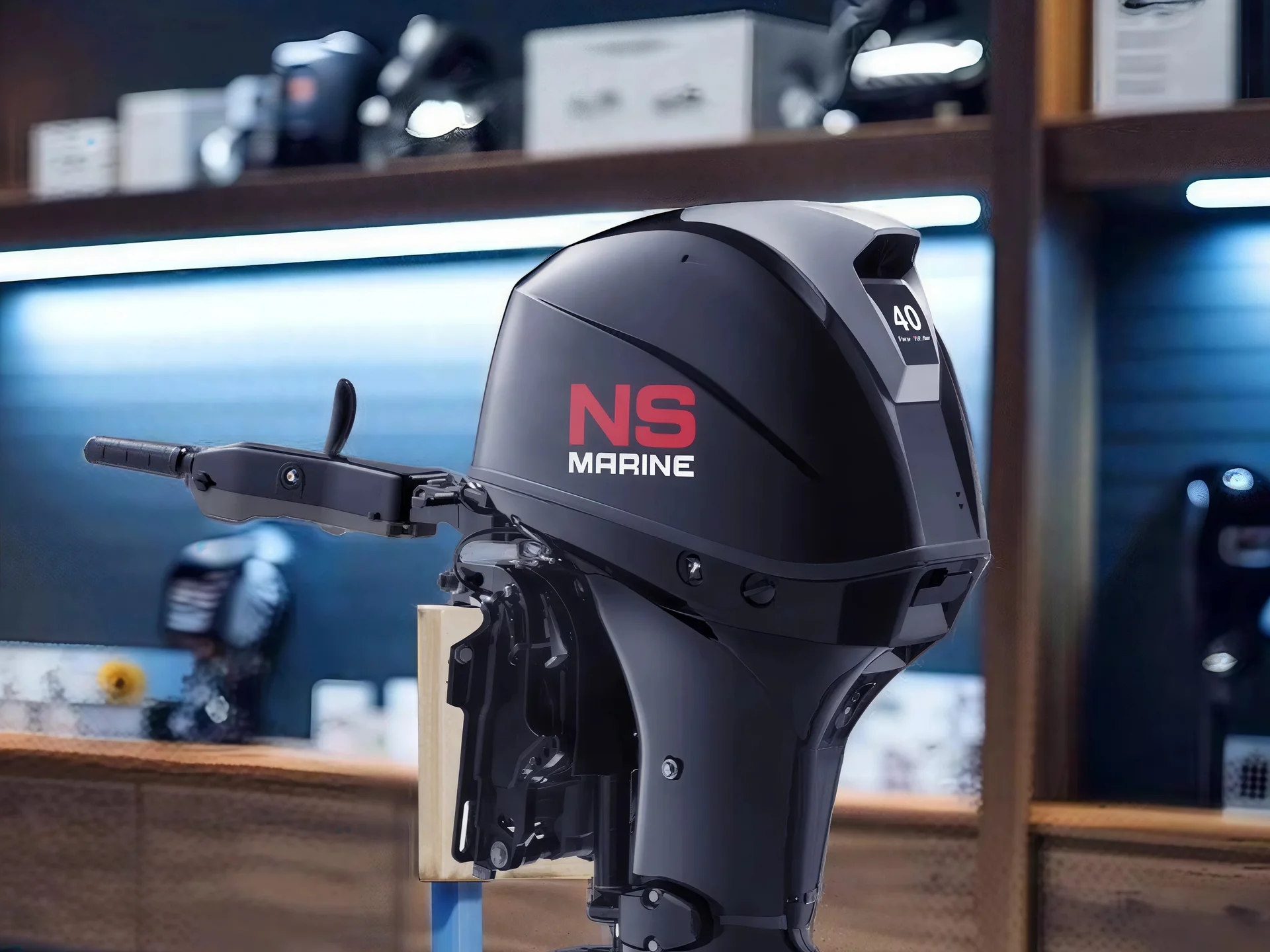 Лодочный мотор Nissan Marine NMF 40 A ETL - миниатюра 2