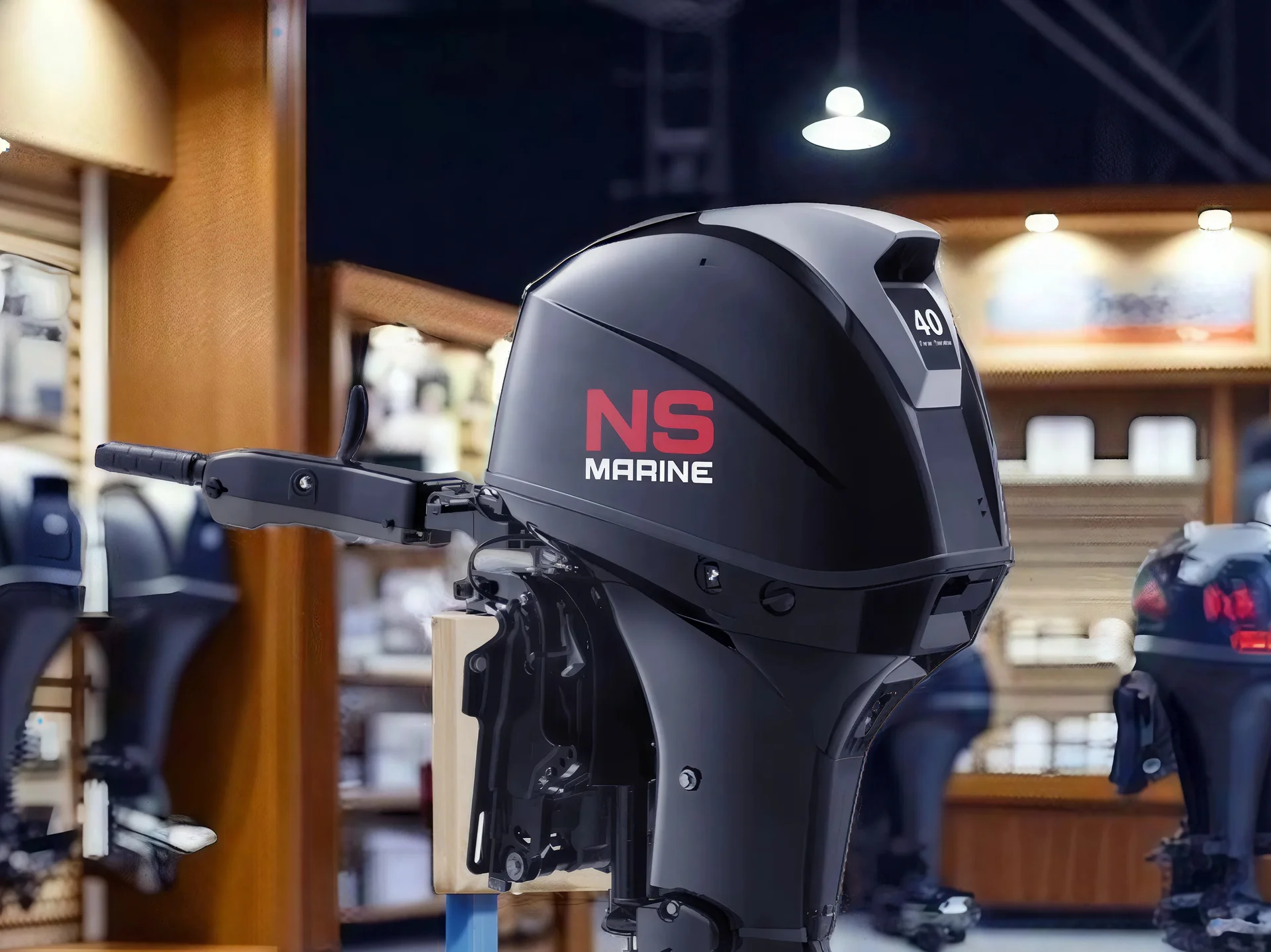 Лодочный мотор Nissan Marine NMF 40 A ETS - миниатюра 2