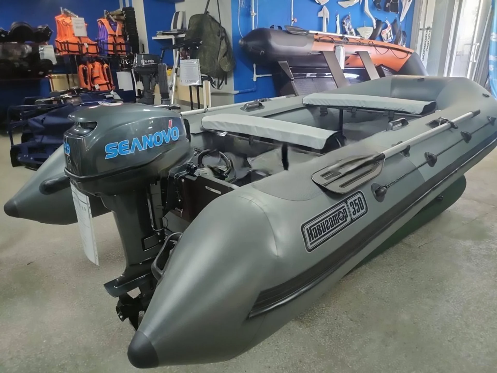 Лодка пвх Навигатор 350 нднд light - миниатюра 2
