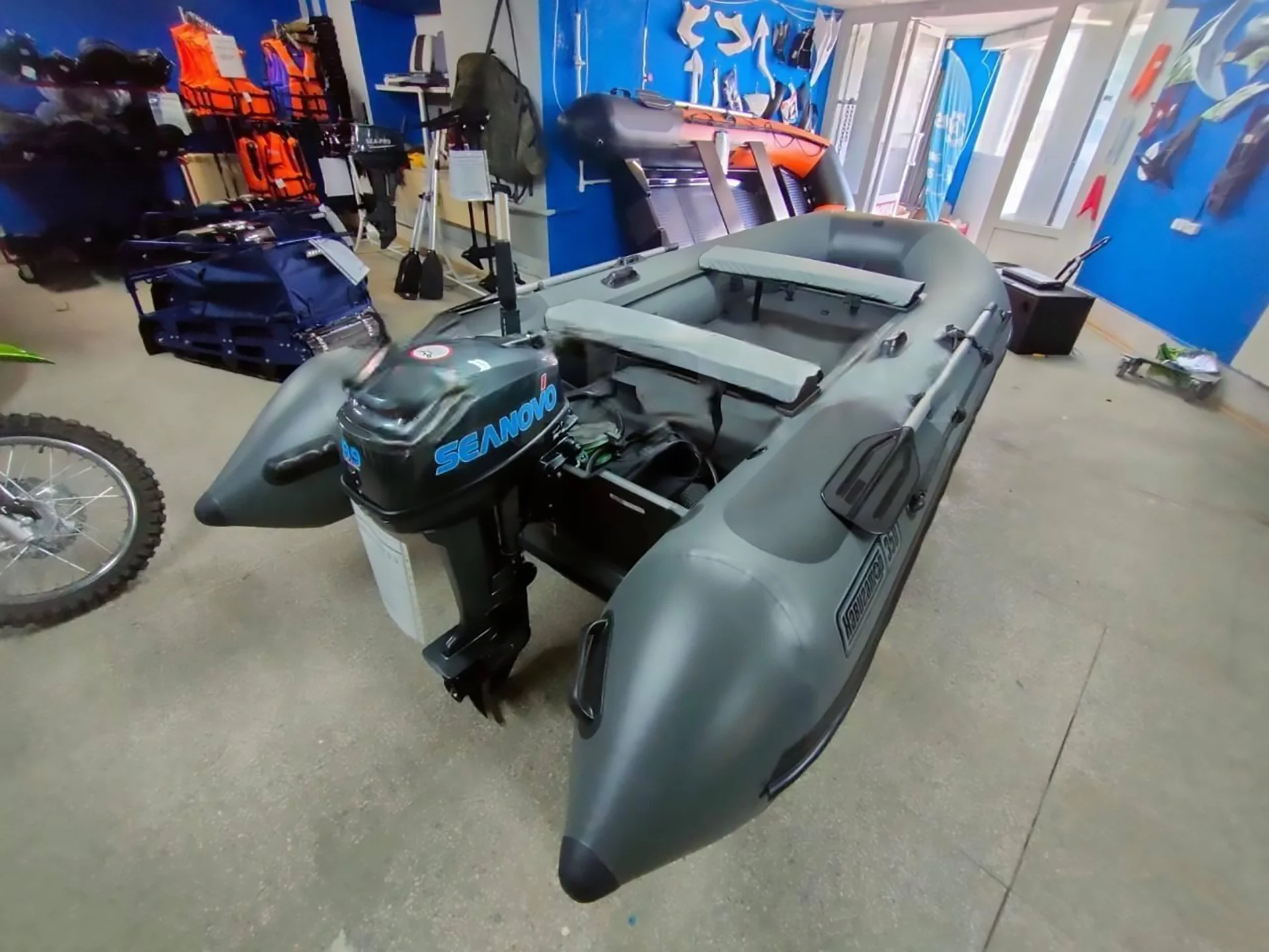 Лодка пвх Навигатор 350 нднд light - миниатюра 3