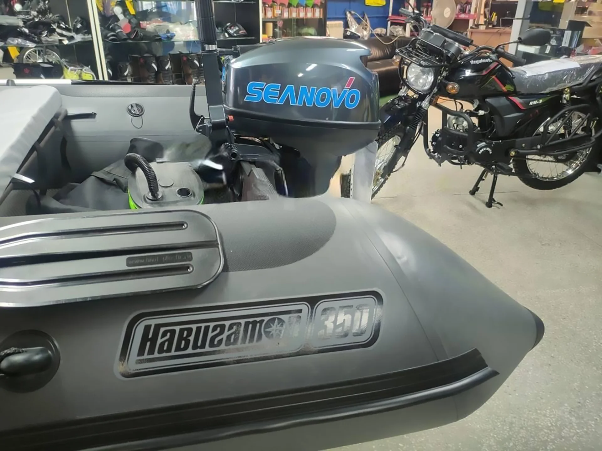 Лодка пвх Навигатор 350 нднд light - миниатюра 4