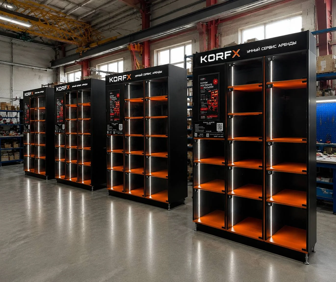 Умные постаматы аренды техники KORF X - миниатюра 2