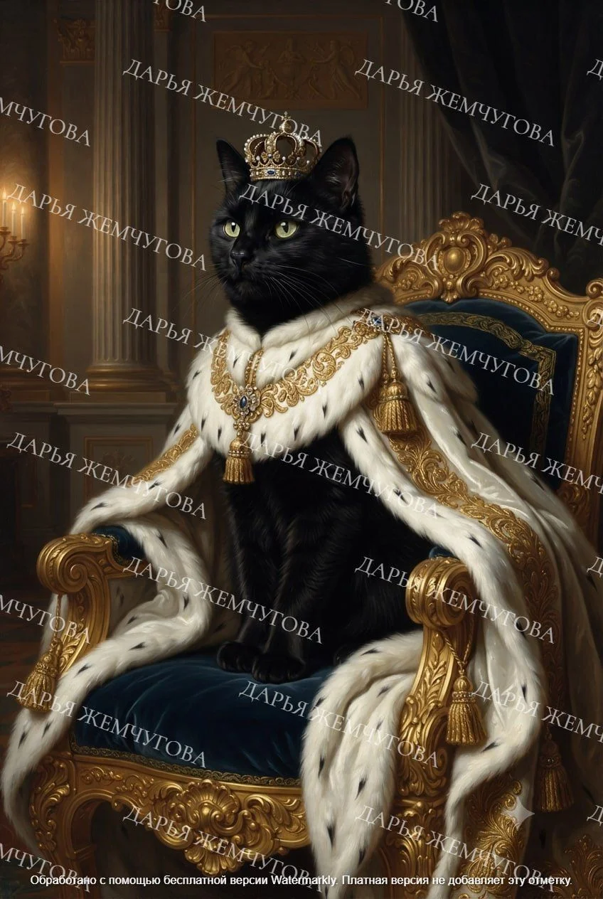 Королевский портрет питомца - миниатюра 2