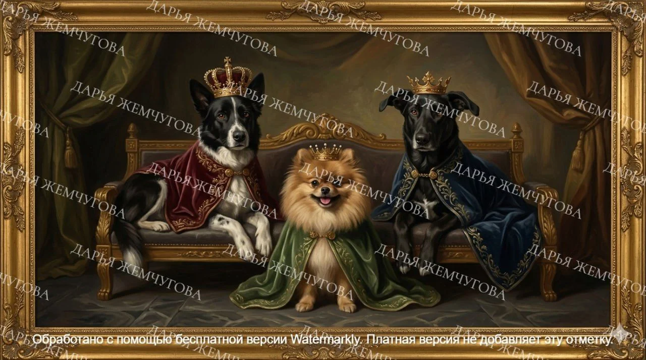 Королевский портрет питомца - миниатюра 4