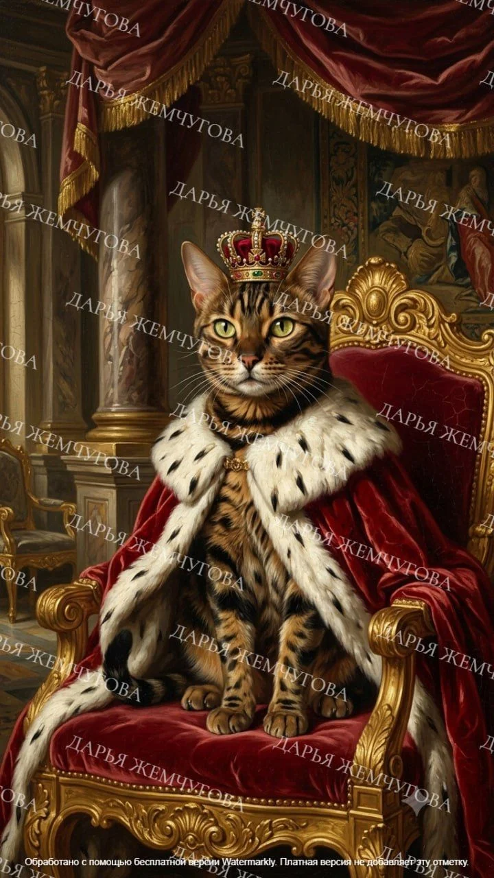 Королевский портрет питомца - миниатюра 6