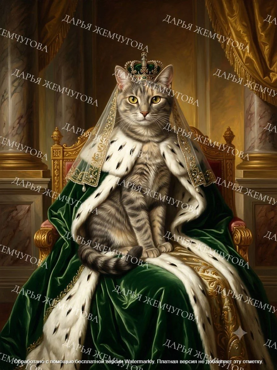 Королевский портрет питомца - миниатюра 7