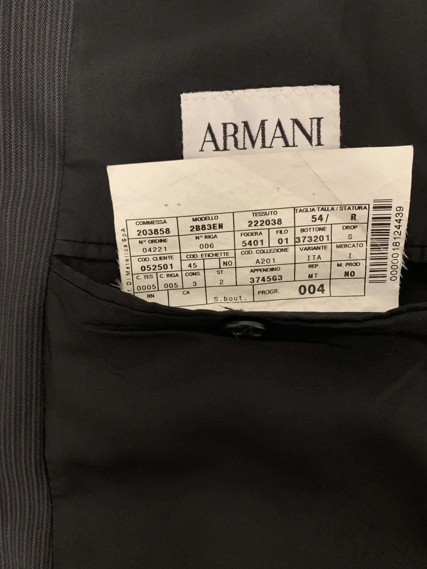костюм мужской Armani - миниатюра 6