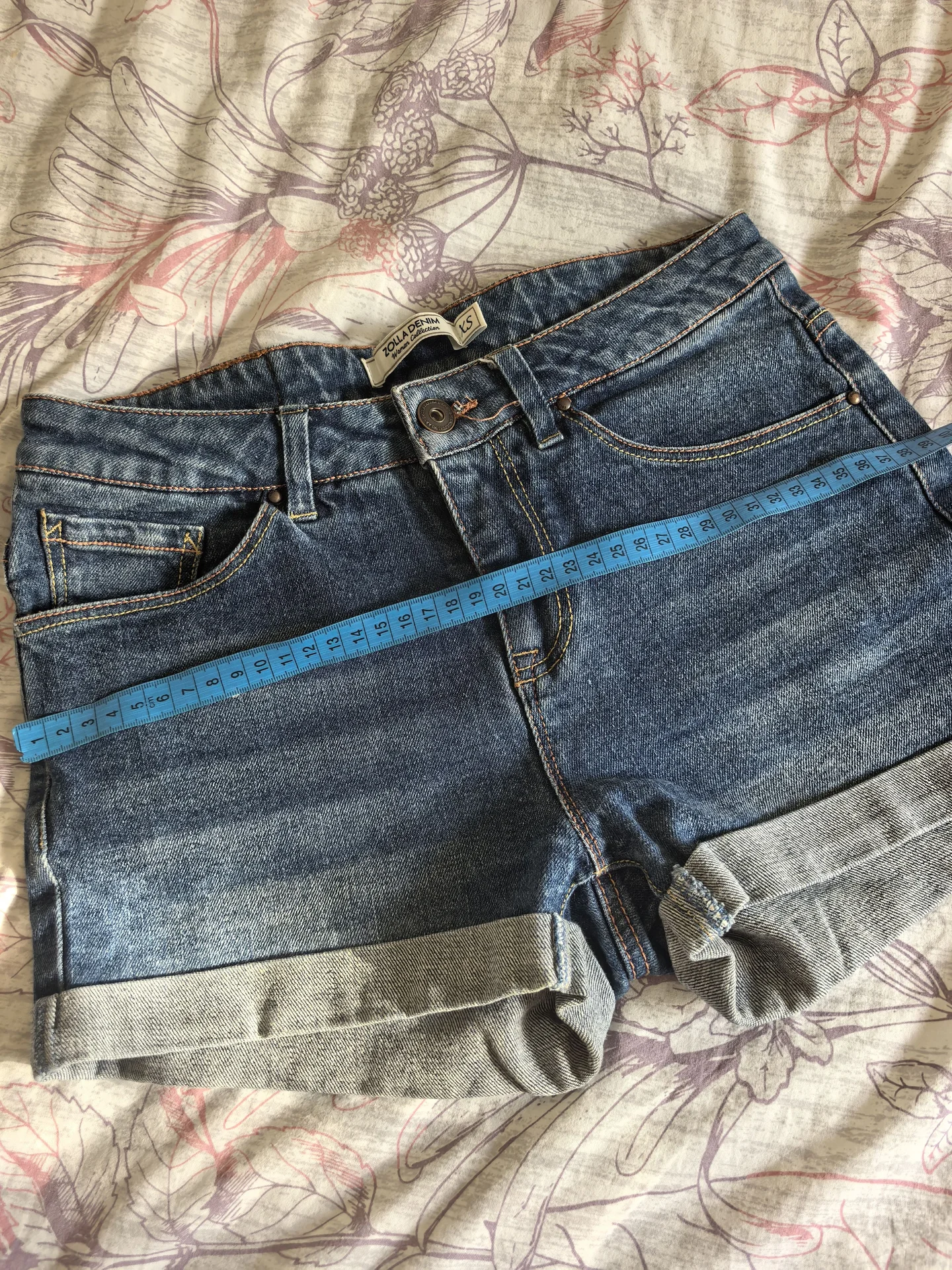 Джинсовые шорты Zara и топ от shein 40 размер - миниатюра 3