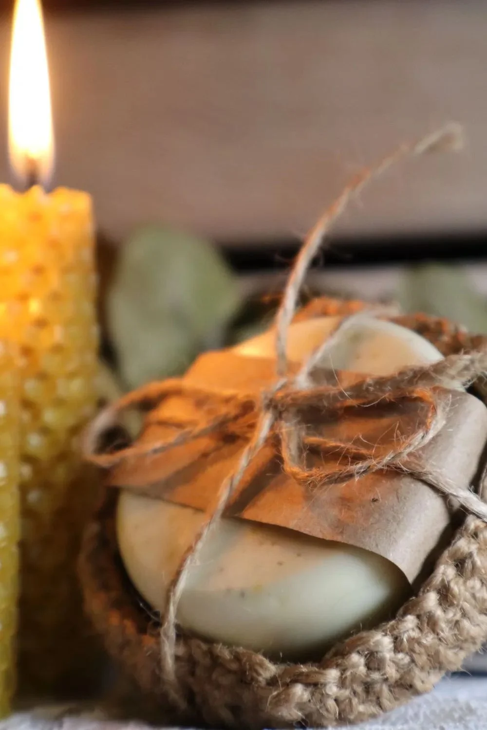 Мыло с лавандой + подставка - миниатюра 2