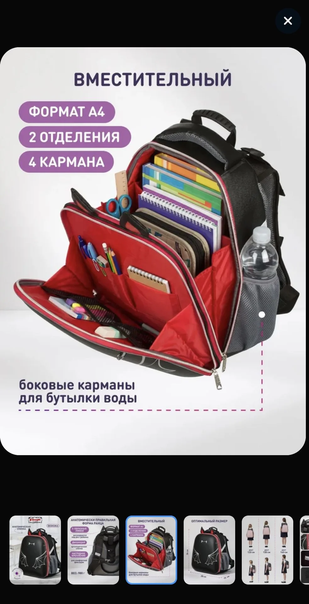Рюкзак школьный комплект - миниатюра 3