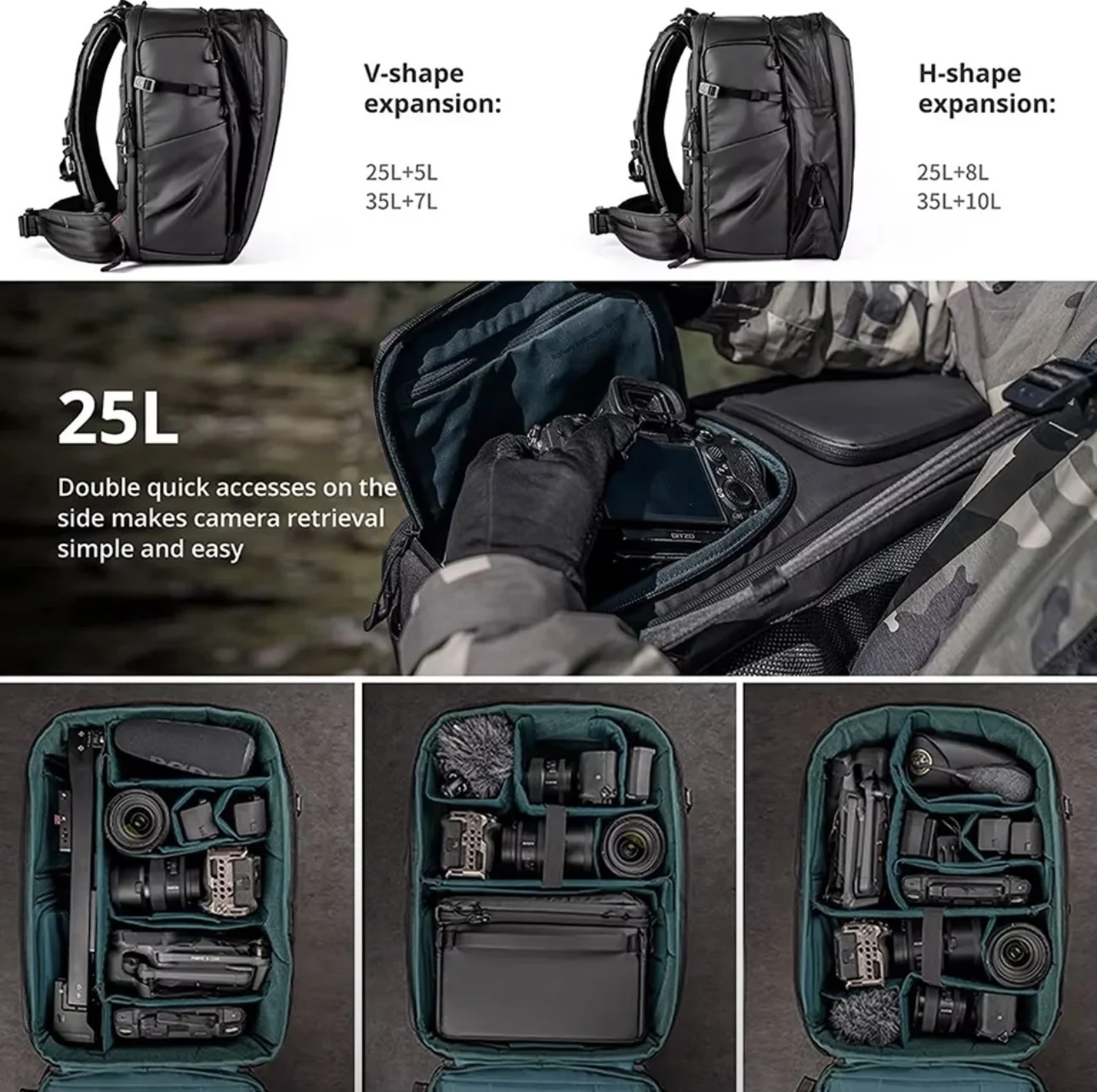 Рюкзак PGYTECH 25/35 L - миниатюра 2