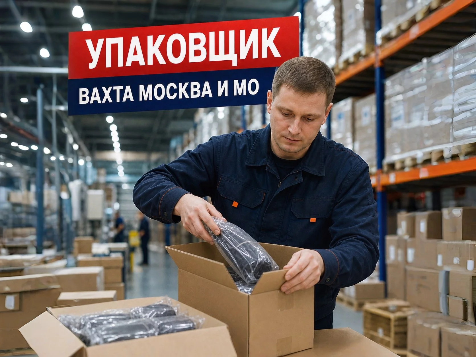 Упаковщик сухпайков, Вахта Москва с проживанием - изображение 1