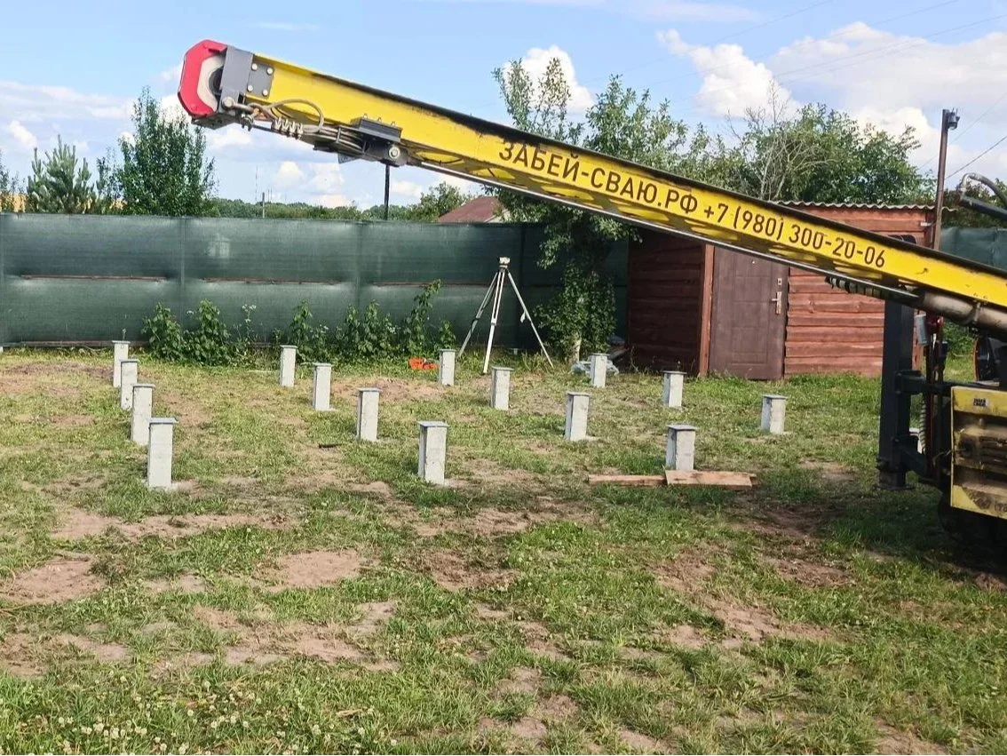 Забивка свай под ключ / Фундамент на сваях / Белгород