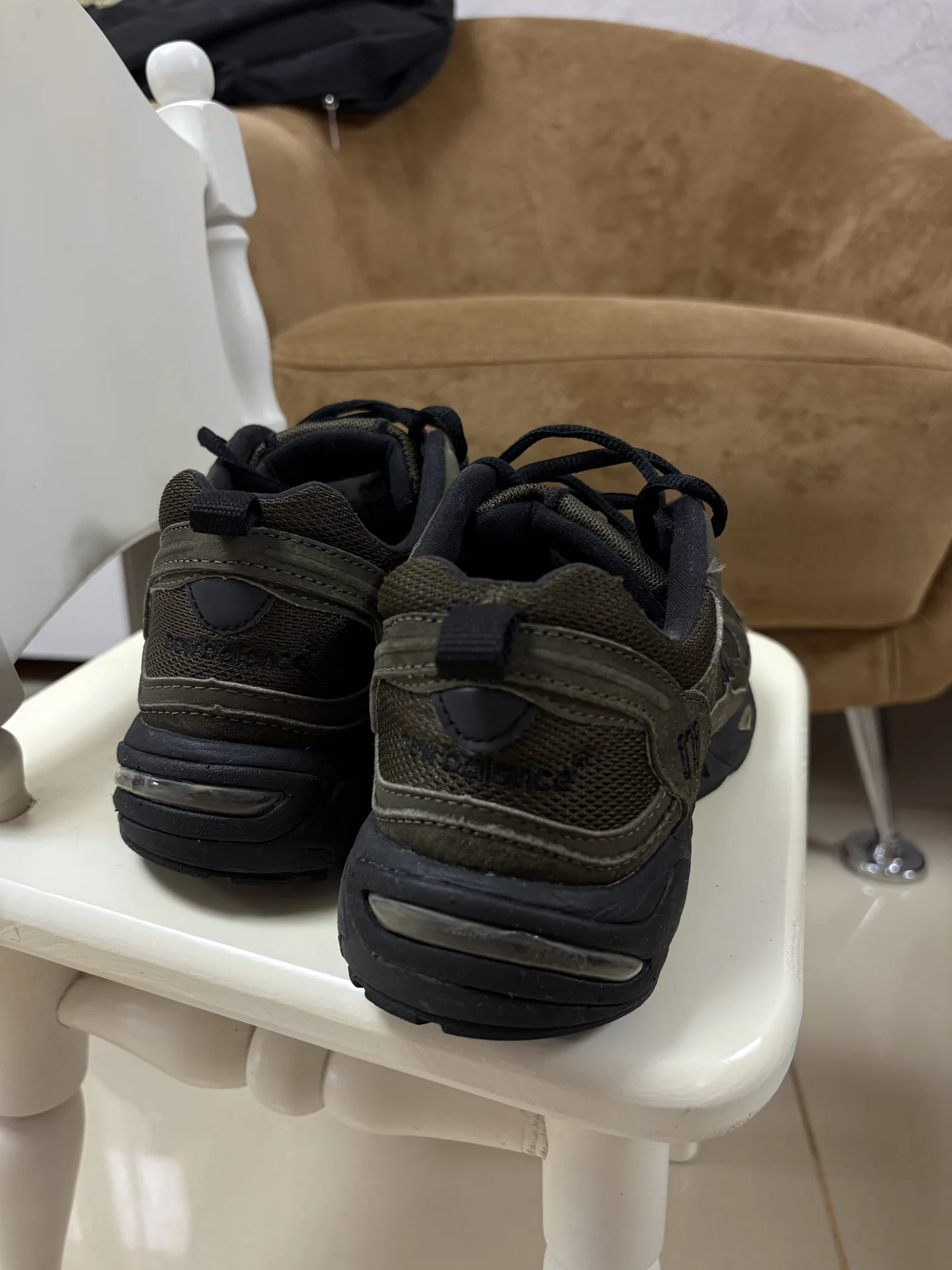 New Balance 878 green brown black - миниатюра 2