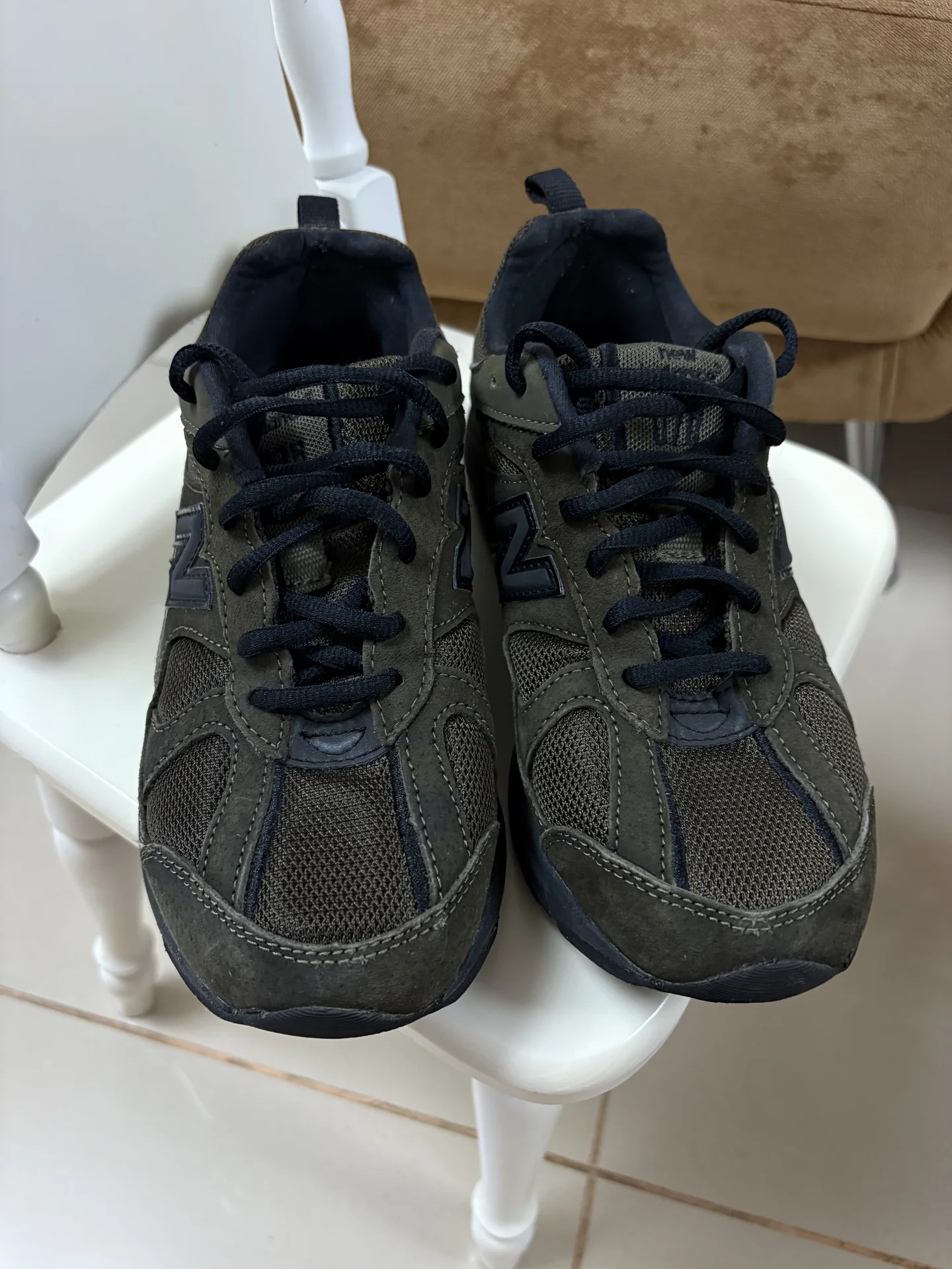 New Balance 878 green brown black - миниатюра 3