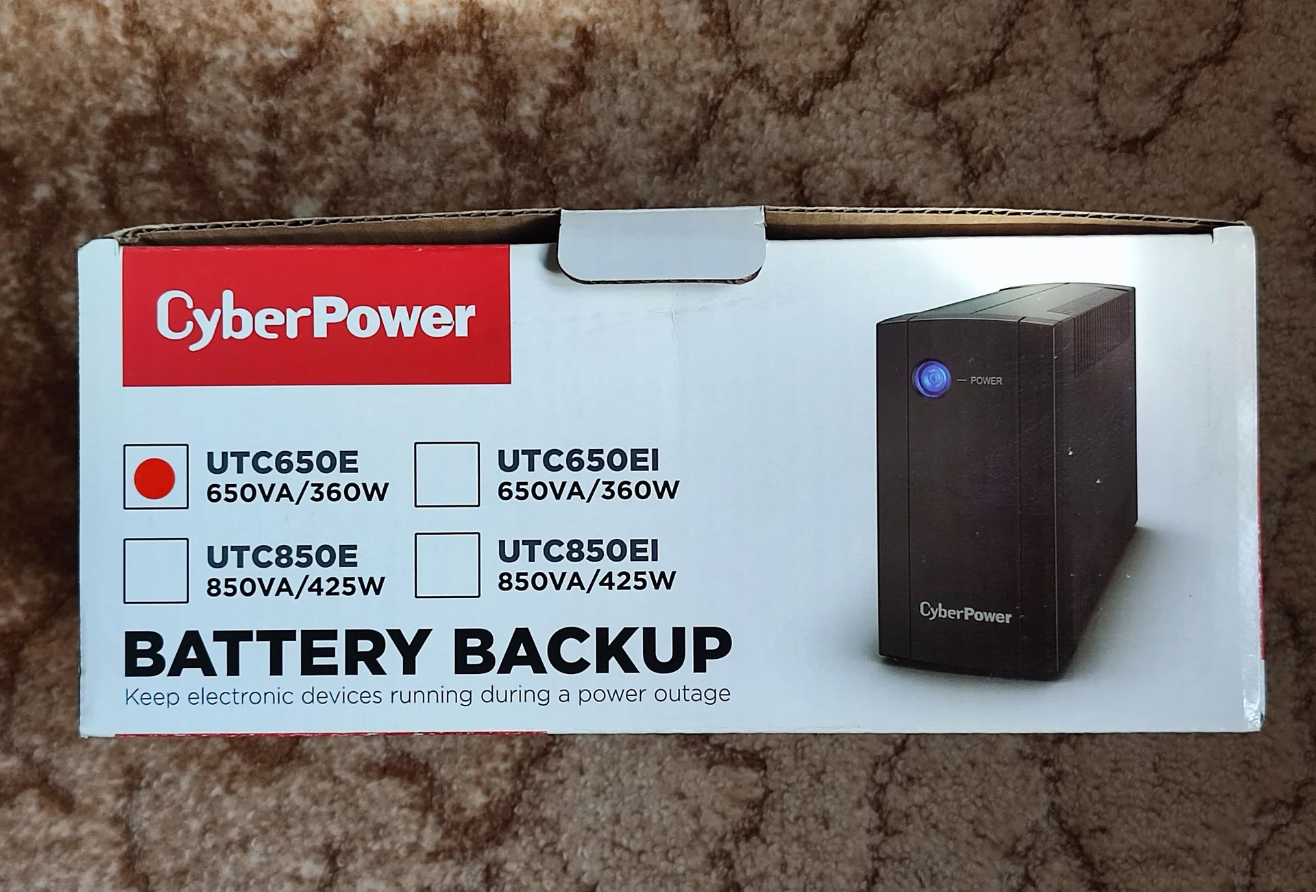 Источник бесперебойного питания СyberРowеr UТC650E - миниатюра 3