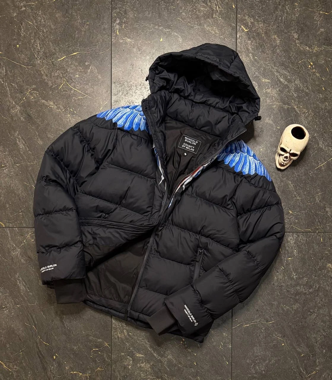 пуховик Marcelo Burlon - миниатюра 5