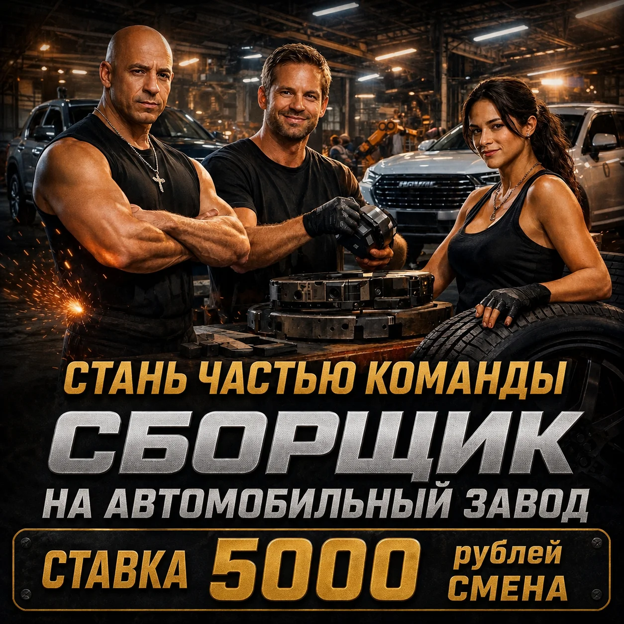 Сборщик Автозавод, вахта с проживанием. - изображение 1